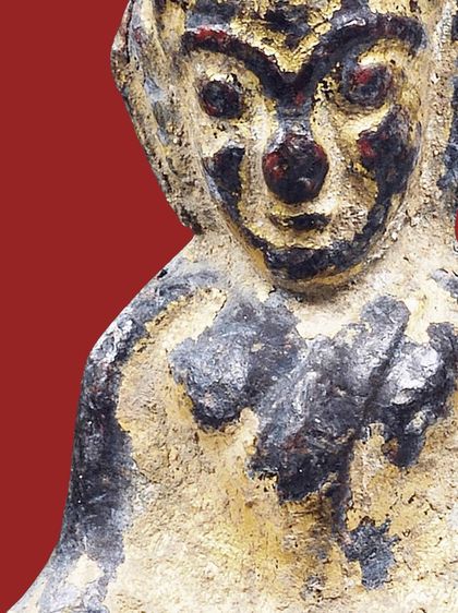 พระบ้าน💥พระท่ากระดาน เนื้อชินตะกั่วสนิมแดง กรุศรีสวัสดิ์ จ.กาญจนบุรี  รูปที่ 12