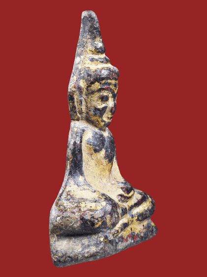 พระบ้าน💥พระท่ากระดาน เนื้อชินตะกั่วสนิมแดง กรุศรีสวัสดิ์ จ.กาญจนบุรี  รูปที่ 2