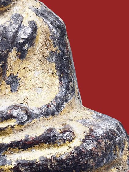 พระบ้าน💥พระท่ากระดาน เนื้อชินตะกั่วสนิมแดง กรุศรีสวัสดิ์ จ.กาญจนบุรี  รูปที่ 15