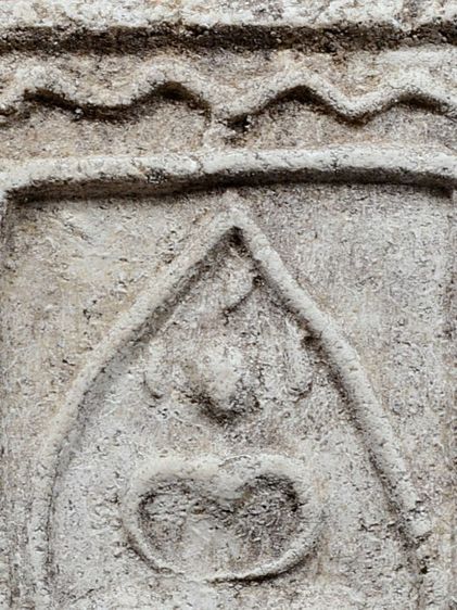 หายาก💥 สมเด็จเนื้อผงมหาเสน่ห์ หลวงปู่จันทร์ วัดโฉลกหลำ พิมพ์ใบโพธิ์ นิยม เก่า สภาพใช้ รูปที่ 5