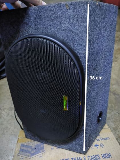 ลำโพง Blue Fox ขนาด 21x19x36 cm มี 2 ตัว