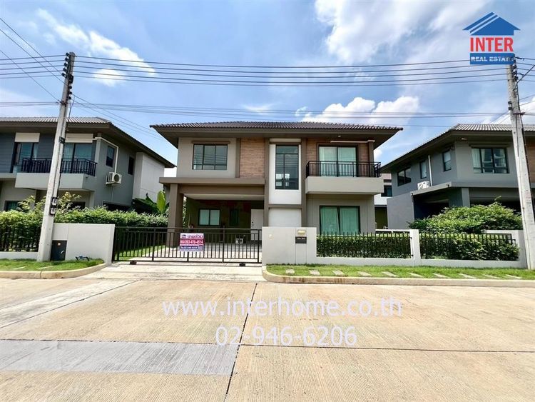 บ้านเดี่ยว 2 ชั้น 52.3 ตร.ว. หมู่บ้านเวนิวโฟลว์ ติวานนท์-รังสิต เยื้องปั้มบางจาก ถนนติวานนท์ ถนนรังสิต-ปทุมธานี เมืองปทุมธานี ปทุมธานี