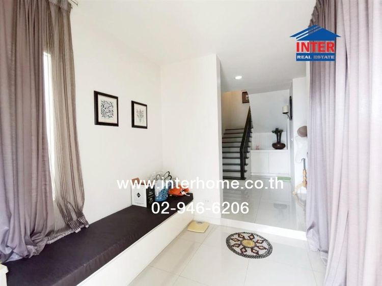 บ้านเเฝด 3 ชั้น 40.9 ตร.ว. หมู่บ้านธาราดีราชพฤกษ์ ใกล้โรงพยาบาลเกษมราษฎร์รัตนาธิเบศร์ ถนนรัตนาธิเบศร์ ถนนราชพฤกษ์ เมืองนนทบุรี นนทบุรี รูปที่ 4