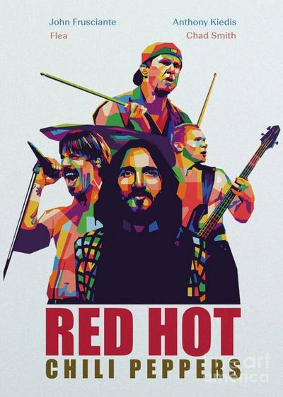 เสื้อยืดคอกลมวง Red Hot Chili Peppers T-SHIRTS รูปที่ 5
