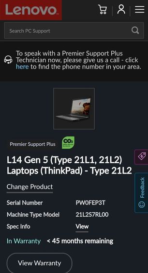 New LenovoThinkPad L14 Gen5 เครื่องใหม่มือ1 รูปที่ 5