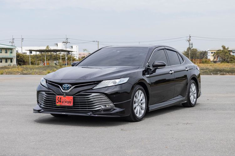 Toyota Camry 2019 2.5 HV Premium Sedan ไฮบริด ไม่ติดแก๊ส เกียร์อัตโนมัติ ดำ รูปที่ 3