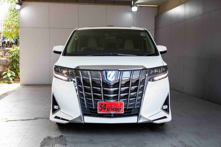 Toyota Alphard 2019 2.5 HEV E-Four Utility-car ไฮบริด ไม่ติดแก๊ส เกียร์อัตโนมัติ ขาว รูปที่ 2