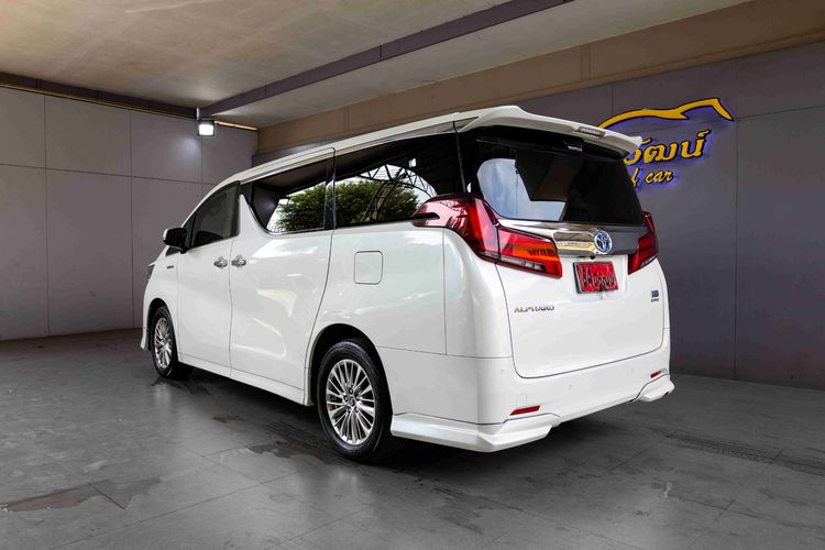 Toyota Alphard 2019 2.5 HEV E-Four Utility-car ไฮบริด ไม่ติดแก๊ส เกียร์อัตโนมัติ ขาว รูปที่ 4