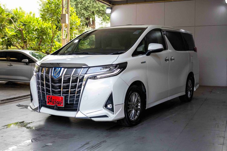 Toyota Alphard 2019 2.5 HEV E-Four Utility-car ไฮบริด ไม่ติดแก๊ส เกียร์อัตโนมัติ ขาว รูปที่ 3