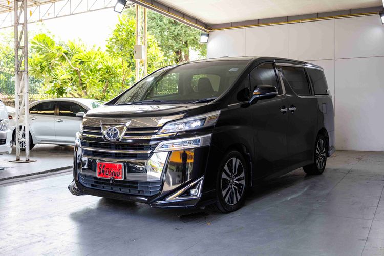 Toyota Vellfire 2018 2.5 Utility-car เบนซิน ไม่ติดแก๊ส เกียร์อัตโนมัติ ดำ รูปที่ 3