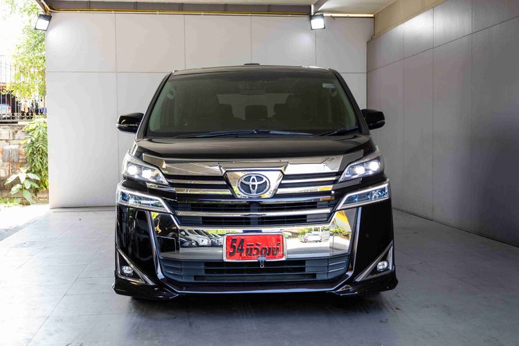 Toyota Vellfire 2018 2.5 Utility-car เบนซิน ไม่ติดแก๊ส เกียร์อัตโนมัติ ดำ รูปที่ 2