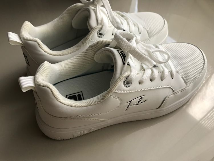 รอวเท้า Fila ผู้หญิง size 36 สีขาว ส่ง EMSฟรี รูปที่ 3