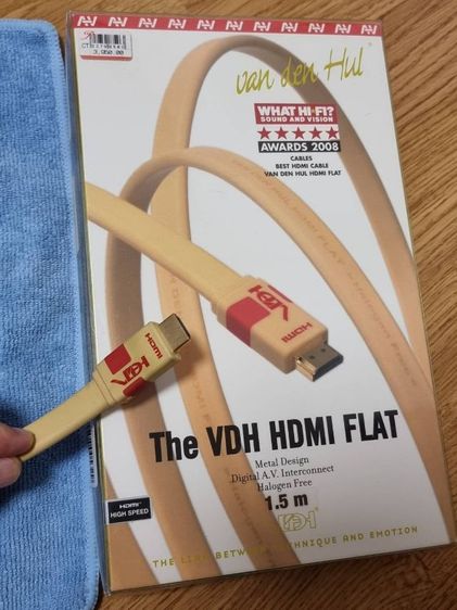 ขายสาย HDMI VANDENHUL. VDH คุณภาพสูง High speed มาตรฐานรางวัล hifi award 2008 ยาว 1.5 เมตร
ซื้อจากห้าง The Mall 