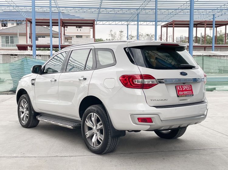 Ford Everest 2018 2.2 Titanium Plus Utility-car ดีเซล ไม่ติดแก๊ส เกียร์อัตโนมัติ ขาว รูปที่ 4