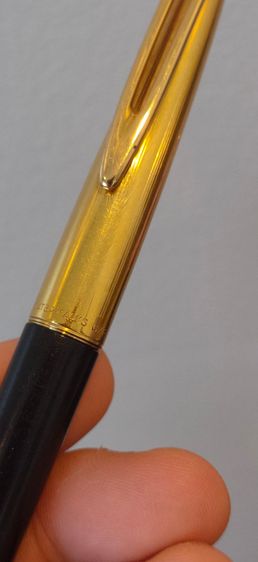 ปากกา WaterMan หัวทองคำ 18K ปลอกชุบทอง  รูปที่ 2