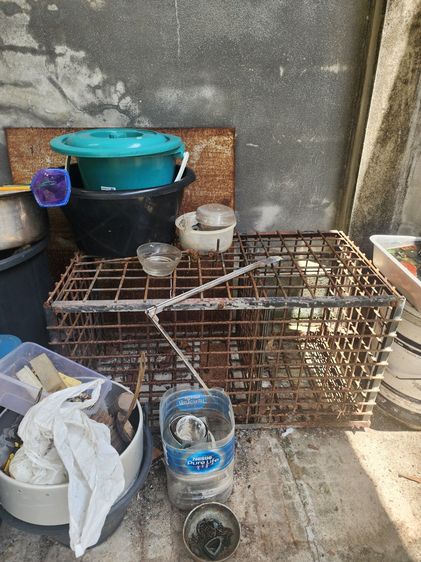 กรงดักสัตว์  เก่าเก็บ เดิมๆ   สวย อย่างดีเหล็กหนา เก่าเก็บ ขายตามสภาพ พร้อมส่ง  รูปที่ 2