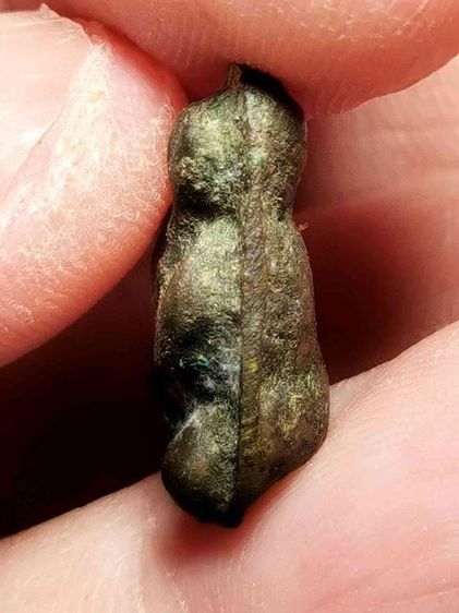 พระปิดตา เนื้อโลหะ เก่าเก้บเดิมๆ แหลมทราย สงขลา สวย หายาก สร้างน้อย พร้อมส่ง  รูปที่ 2