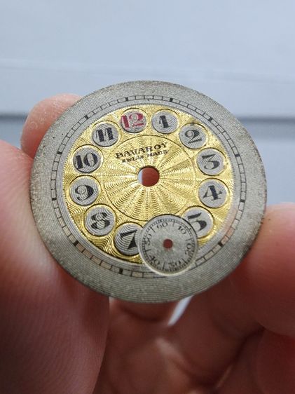 หน้าปัด รุ่นเก่า เก่าเก็บเดิมๆ  สีทอง SWISS MADE เก่าเก็บเดิมๆ หายาก สภาพดี พร้อมส่ง ขายตามสภาพ