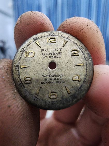 หน้าปัดนาฬิกา เก่าเก็บเดิมๆ SWISS MADE ขายตามสภาพ แผ่นเล็ก พร้อมส่ง  รูปที่ 3