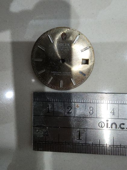 หน้าปัด นาฬิกา  ยี่ห้อ ROLEX เก่าเก็บเดิมๆ สวย หายาก ขายตามสภาพ พร้อมส่ง รูปที่ 4