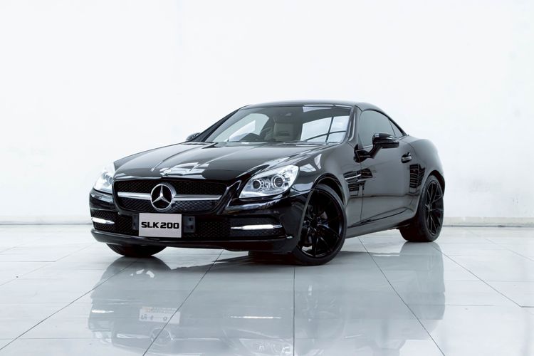 รถ Mercedes-Benz SLK-Class SLK200 สี ดำ