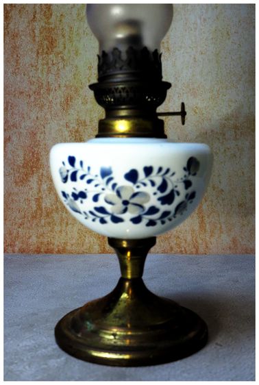 ตะเกียงแก้ว milk glass รูปที่ 7