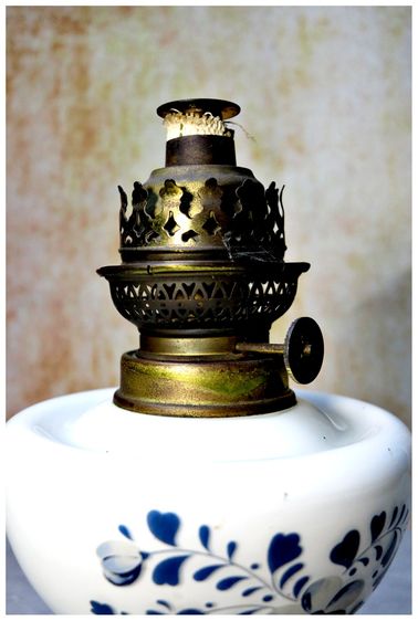 ตะเกียงแก้ว milk glass รูปที่ 9