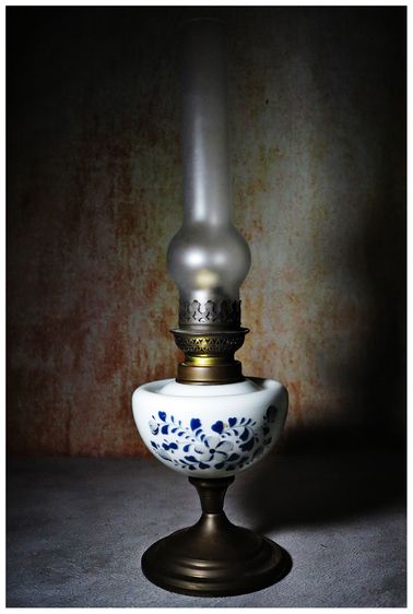 ตะเกียงแก้ว milk glass รูปที่ 11