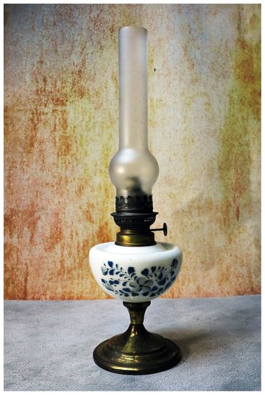 ตะเกียงแก้ว milk glass รูปที่ 3