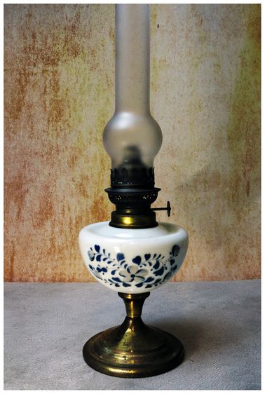 ตะเกียงแก้ว milk glass รูปที่ 4