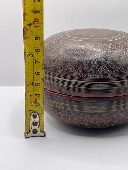 ตลับ เครื่องเขิน โบราณ รูปที่ 16