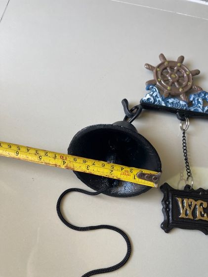 ระฆัง พวงมาลัยเรือ เหล็กหล่อสะสม รูปที่ 8