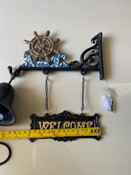 ระฆัง พวงมาลัยเรือ เหล็กหล่อสะสม รูปที่ 9