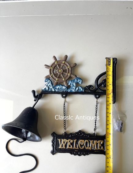 ระฆัง พวงมาลัยเรือ เหล็กหล่อสะสม รูปที่ 7