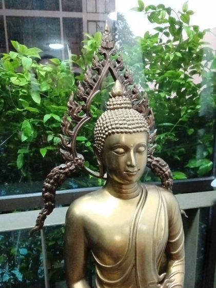 พระพุทธอุดมเทพคเชนทร เนื้อบรอนซ์ ผลงานศิลปิน อ.ประสิทธิ์ เอมทิม พุทธาภิเษก วัดบางลี่ ลพบุรี รูปที่ 3