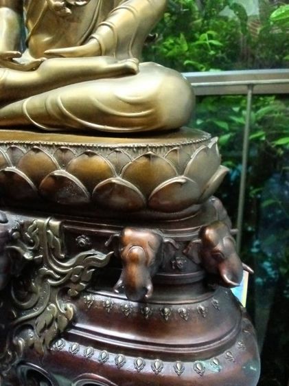 พระพุทธอุดมเทพคเชนทร เนื้อบรอนซ์ ผลงานศิลปิน อ.ประสิทธิ์ เอมทิม พุทธาภิเษก วัดบางลี่ ลพบุรี รูปที่ 10