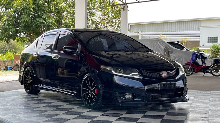 Honda City 2009 1.5 Sv i-VTEC Sedan เบนซิน ไม่ติดแก๊ส เกียร์อัตโนมัติ ดำ รูปที่ 3