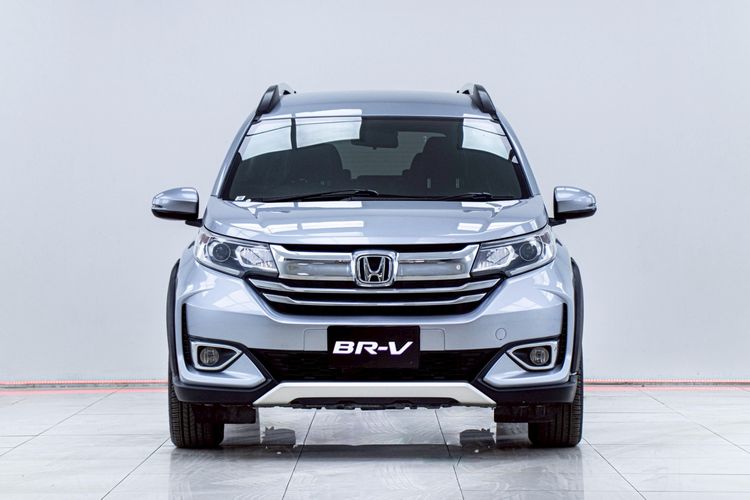 Honda BR-V 2019 1.5 SV Utility-car เบนซิน ไม่ติดแก๊ส เกียร์อัตโนมัติ เทา รูปที่ 4