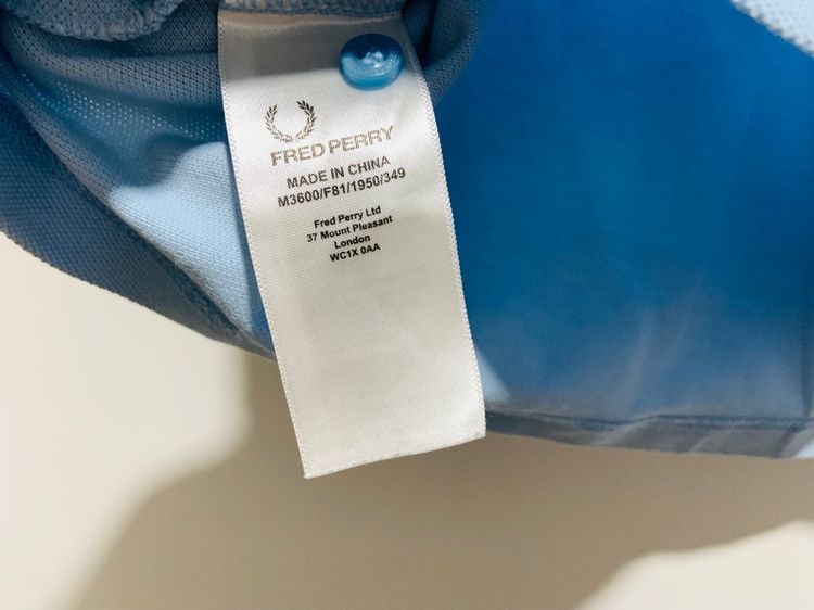 เสื้อโปโล FRED PERRY แท้ 💯 size L วัดจริงขนาด อก 21 ยาว 28 นิ้ว สภาพดีมาก ทรงสวย เนื้อผ้าดีมาก หายากน่าสะสมครับ รูปที่ 5