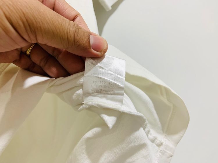 เสื้อยืด PLAYBOY กระเป๋าอกซ้าย แท้ 💯 size M ขนาดอก 20.5 ยาว 27 นิ้ว สภาพดีมาก สีสวย ทรงสวย เนื้อผ้าดีมาก หายากน่าสะสมครับ รูปที่ 6