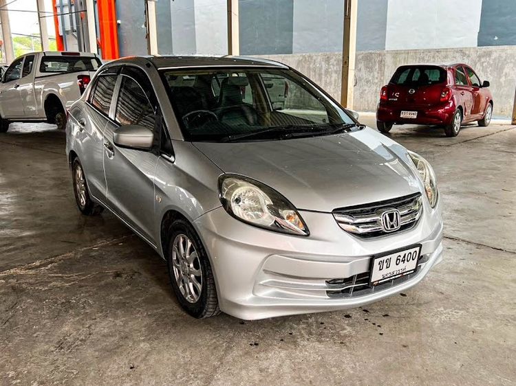 Honda Brio 2013 1.2 Amaze V Sedan เบนซิน ไม่ติดแก๊ส เกียร์อัตโนมัติ บรอนซ์เงิน รูปที่ 3