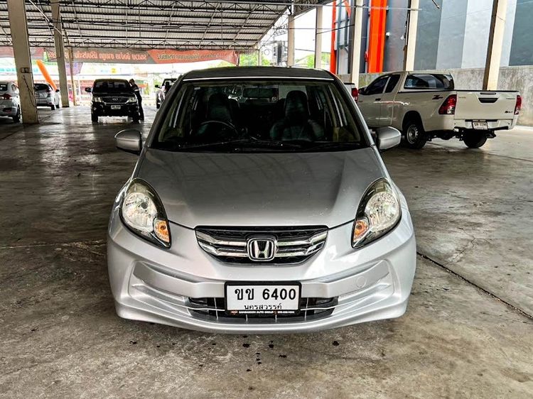 Honda Brio 2013 1.2 Amaze V Sedan เบนซิน ไม่ติดแก๊ส เกียร์อัตโนมัติ บรอนซ์เงิน รูปที่ 2