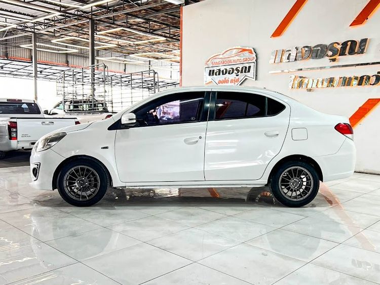 Mitsubishi Attrage 2013 1.2 GLS Sedan เบนซิน ไม่ติดแก๊ส เกียร์อัตโนมัติ ขาว รูปที่ 4