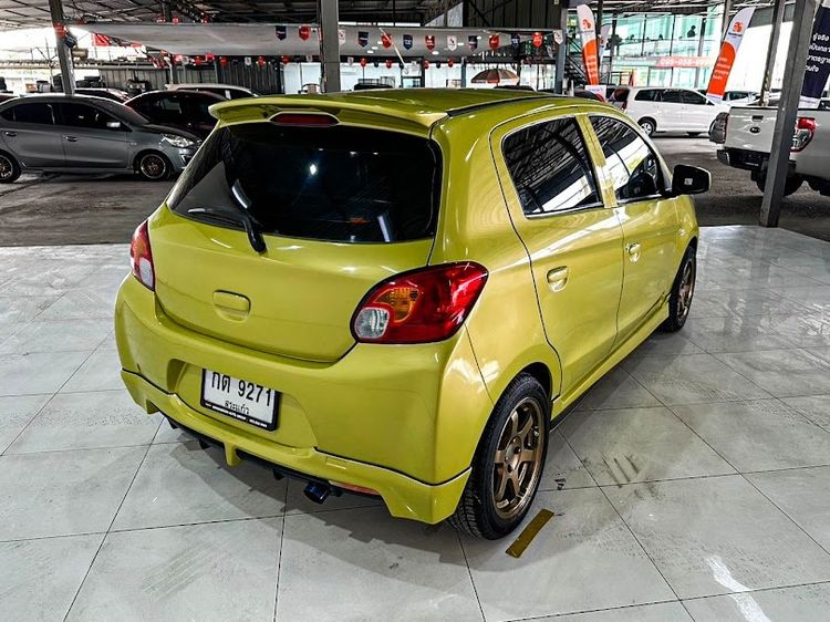 Mitsubishi Mirage 2013 1.2 GLX Sedan เบนซิน ไม่ติดแก๊ส เกียร์อัตโนมัติ เขียว รูปที่ 3