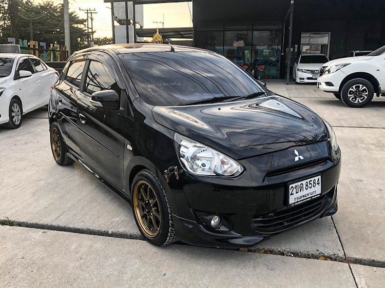 Mitsubishi Mirage 2012 1.2 GLS Limited Sedan เบนซิน ไม่ติดแก๊ส เกียร์อัตโนมัติ ดำ รูปที่ 3