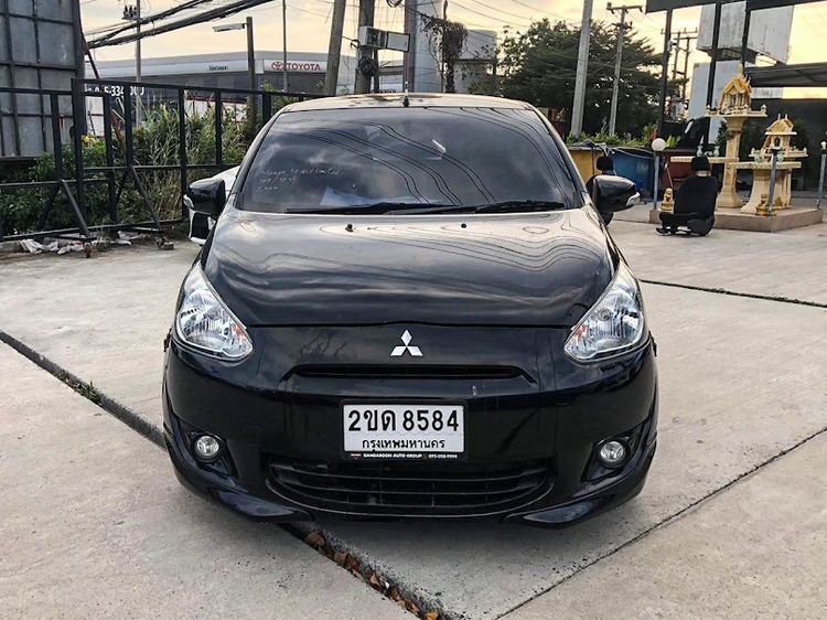 Mitsubishi Mirage 2012 1.2 GLS Limited Sedan เบนซิน ไม่ติดแก๊ส เกียร์อัตโนมัติ ดำ รูปที่ 2