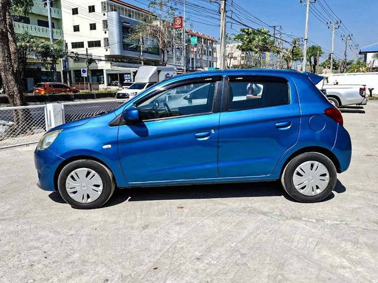 Mitsubishi Mirage 2012 1.2 GLS Sedan เบนซิน ไม่ติดแก๊ส เกียร์อัตโนมัติ ฟ้า รูปที่ 3