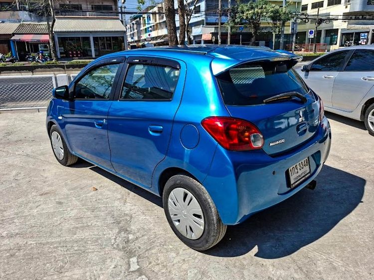 Mitsubishi Mirage 2012 1.2 GLS Sedan เบนซิน ไม่ติดแก๊ส เกียร์อัตโนมัติ ฟ้า รูปที่ 4