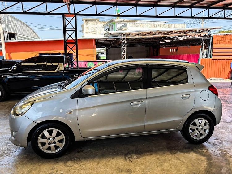 Mitsubishi Mirage 2013 1.2 GLS Sedan เบนซิน ไม่ติดแก๊ส เกียร์อัตโนมัติ บรอนซ์เงิน รูปที่ 4