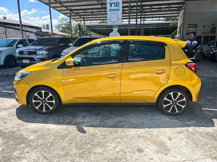 Mitsubishi Mirage 2019 1.2 GLS Sedan เบนซิน ไม่ติดแก๊ส เกียร์อัตโนมัติ เหลือง รูปที่ 4